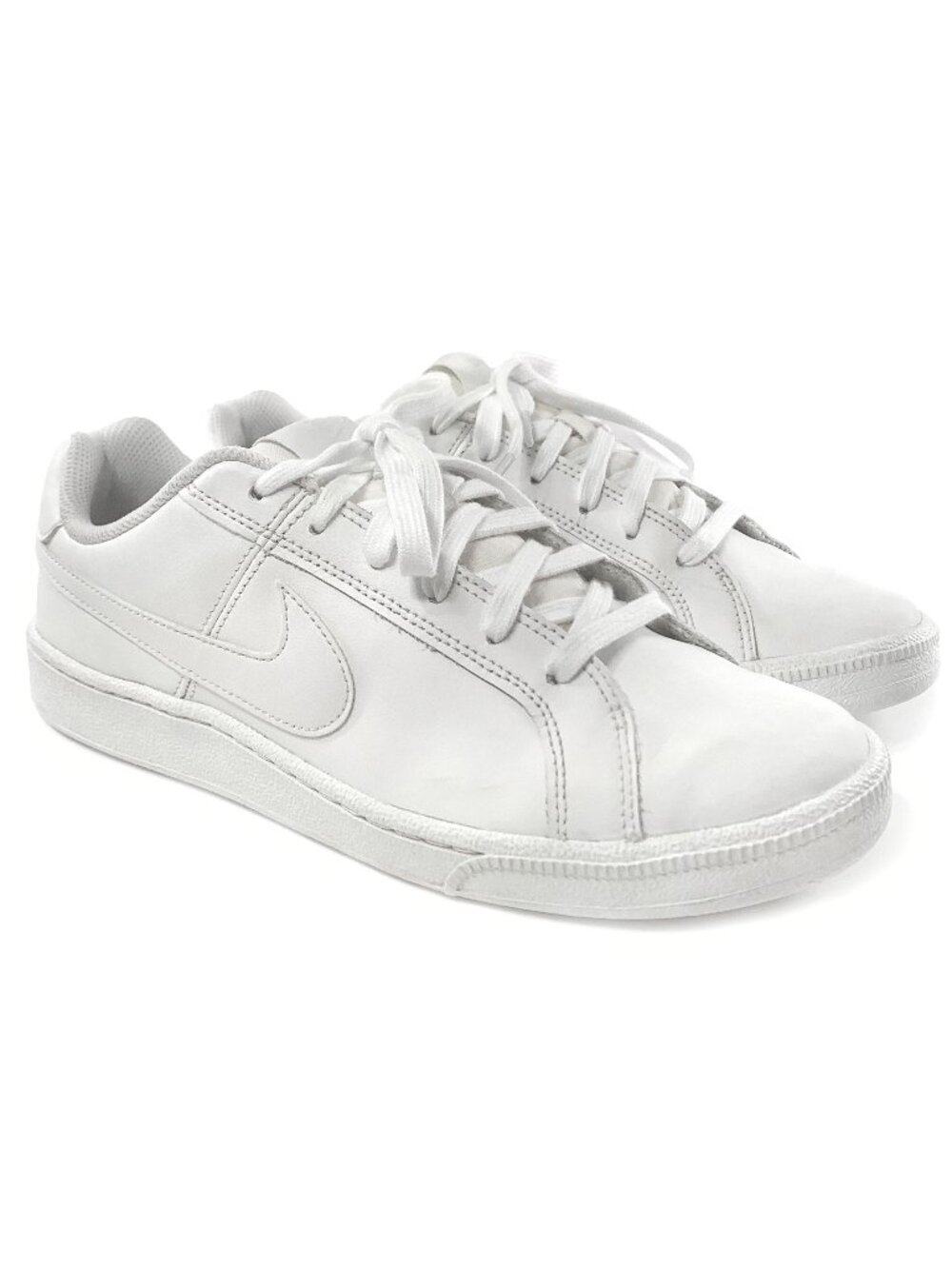 NIKE Court Royale Women’s Low Top Sneakers Triple White 749867-105 Size 9